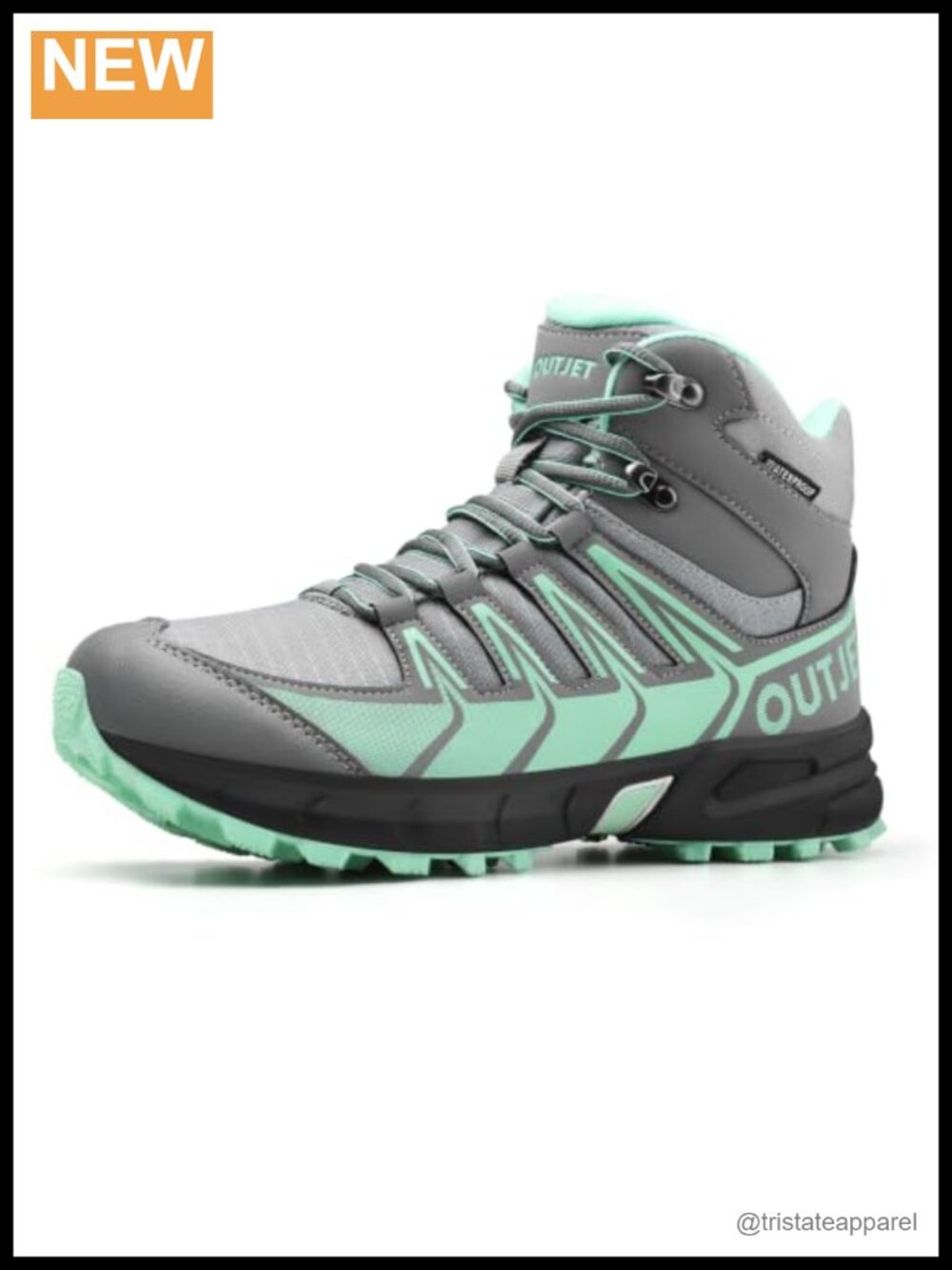 Women's Lightweight Waterproof Hiking Boots Mid Ankle Lace Up